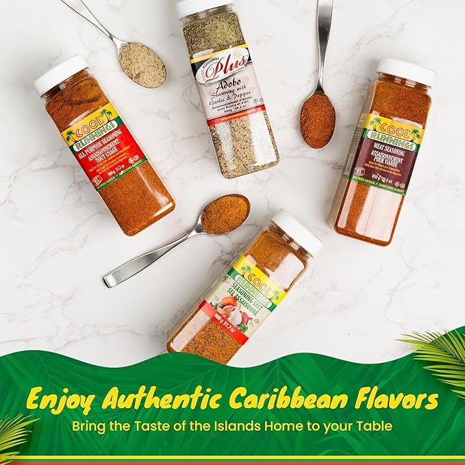 Cool Runnings All Purpose Seasoning 900g - Versatile Spice Blend for Marinating, Grilling, and Roasting Meats, Vegetables, Seafood, and Soups