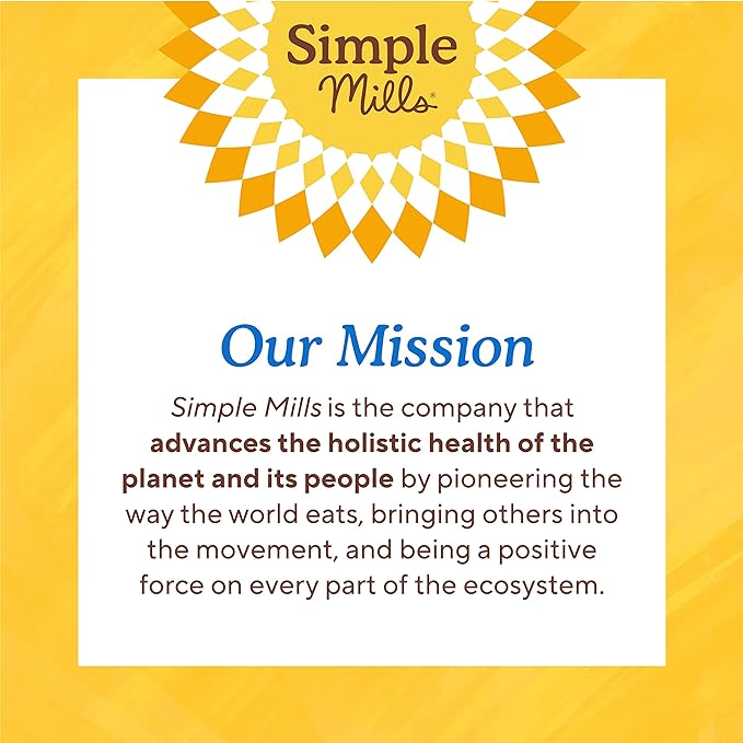 Simple Mills Almond Flour Crackers Snack Packs, Farmhouse Cheddar, Gluten Free, Flax Seed, Sunflower Seeds, Corn Free, Good for Snacks, 6.5 oz, Pack of 1 (8 Bags per Box)