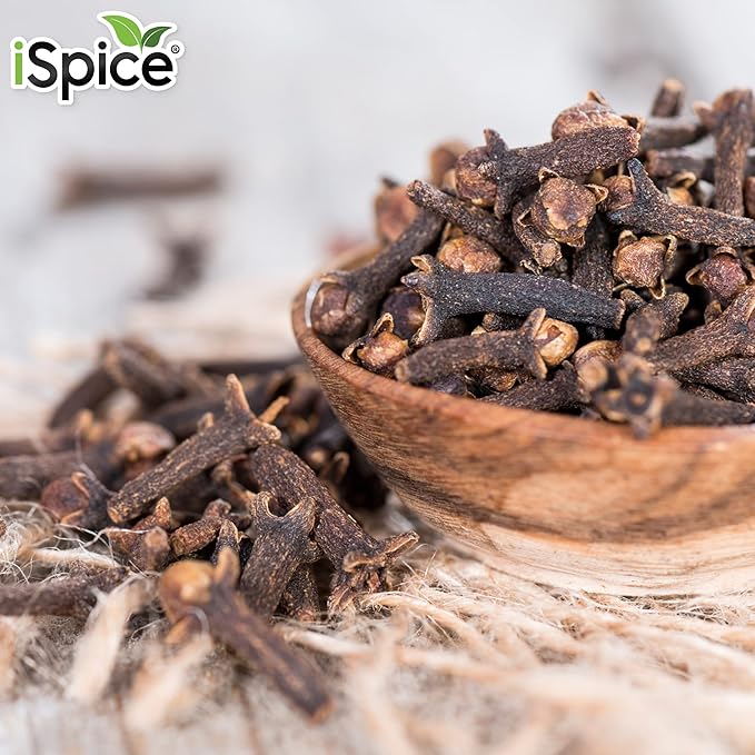 iSpice PREMIUM WHOLE CLOVES | Pure and Fresh |Essential Kitchen Herbs | 4.45oz (126g)
