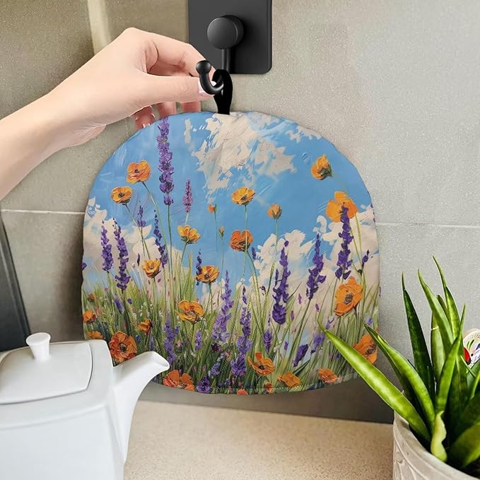Tea Pot Cozy for Teapots Breakfast Pot Cover Heat Resistant Keep Warm Tea Protective Cover Teapot Dust Proof Cover Warming Tea Kettle Quilt Gifts for Women Wife Mom