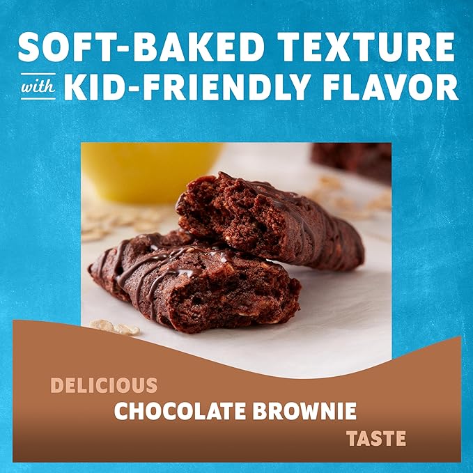 Zbar - Chocolate Brownie - Soft-Baked Energy Snack Bars - Non-GMO - 11g Whole Grains - USDA Organic Granola Bars (24 Pack)