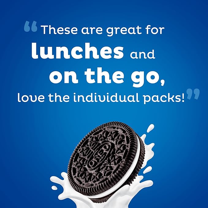 OREO Chocolate Sandwich Cookies, 20 Snack Packs (2 Cookies Per Pack)