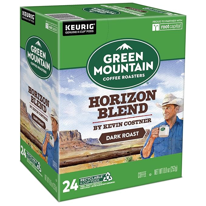 Green Mountain Coffee Roasters® Horizon Blend Coffee by Kevin Costner, Single Serve Keurig® K-Cup® Pod, 96 Count