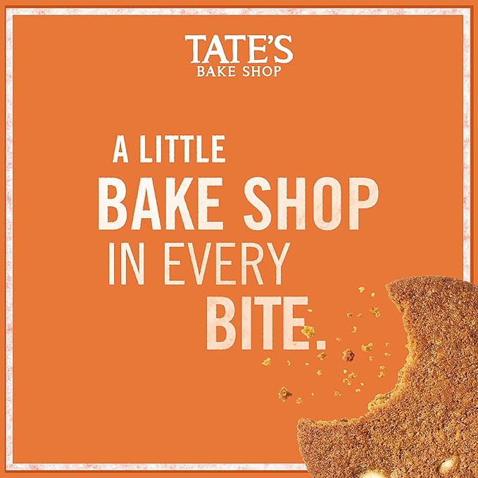 Tate's Bake Shop Pumpkin Spice Cookies, Limited Edition Cookies, 4 - 6.5 oz Bags
