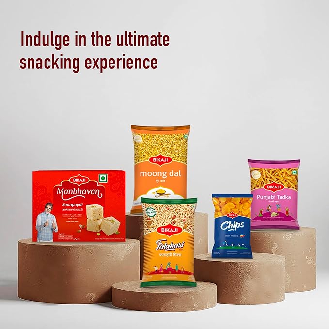 Bikaji Potato Chips Mast Masala & Tomato Salsa Combo ??160g | Ready to Eat Indian Snack Pack | Crispy Flavored Chips | Tangy & Spicy Party Snack, Bar Snack & Everyday Munchies for Sharing