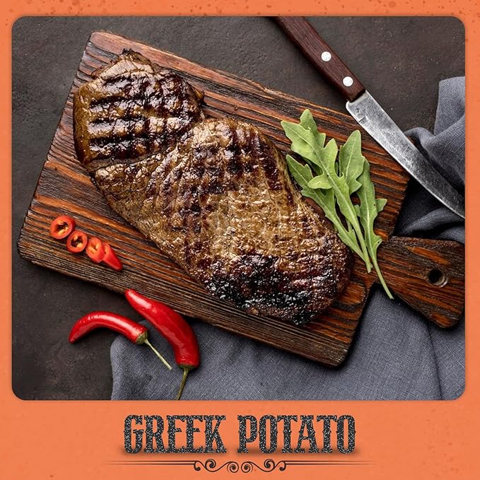 Fresh Finest Greek Potato Seasoning - 6.63oz (188g) - Mediterranean, Authentic, Kosher, All-Natural, Non-GMO