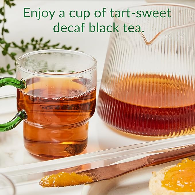 The Republic of Tea ??Decaf Apricot Black Tea Tin, 50 Tea Bags, Environmentally-Friendly Decaffeinated Tea