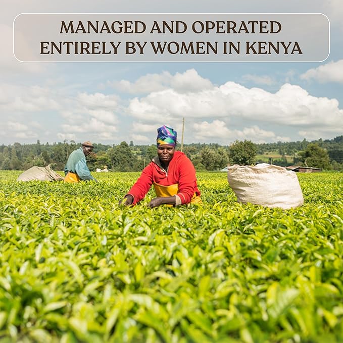 Akina Earl Grey Tea, Naturally Flavored Black Tea | 100% Single-Origin | Kenyan Origin, Gourmet (100 String & Tag Bags, 200g)