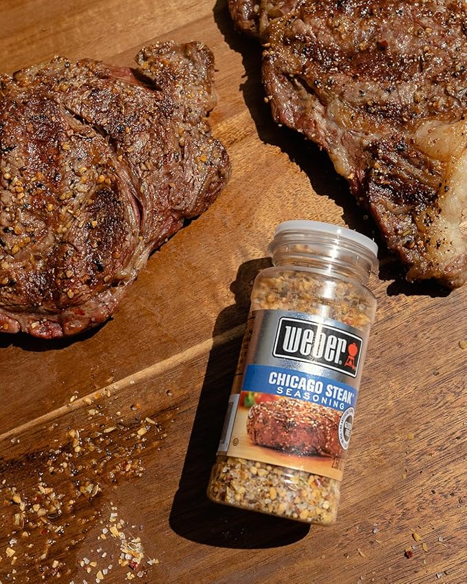 Weber Ultimate Grilling Spice Set with Roasted Garlic & Herb, Kick'n Chicken, Gourmet Burger, and Chicago Steak Seasonings