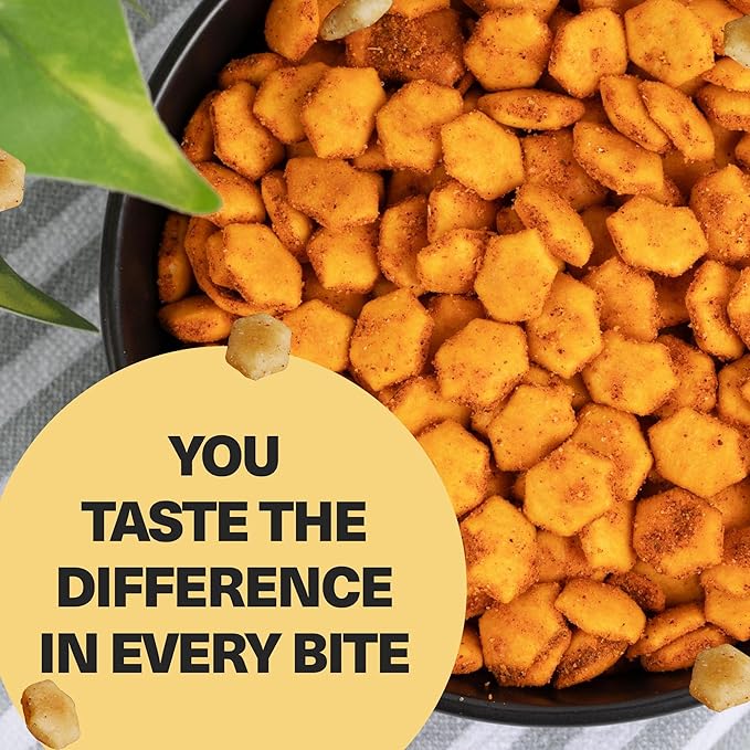Wicked Minis Soup & Oyster Crackers - Saltine & Salted Flavored Mini Puffed Soup, Savory Snacking Mix, Seasoned Croutons Salad Toppers, Crackers for Chili 6oz (Chili Cheese, 1 Pack)