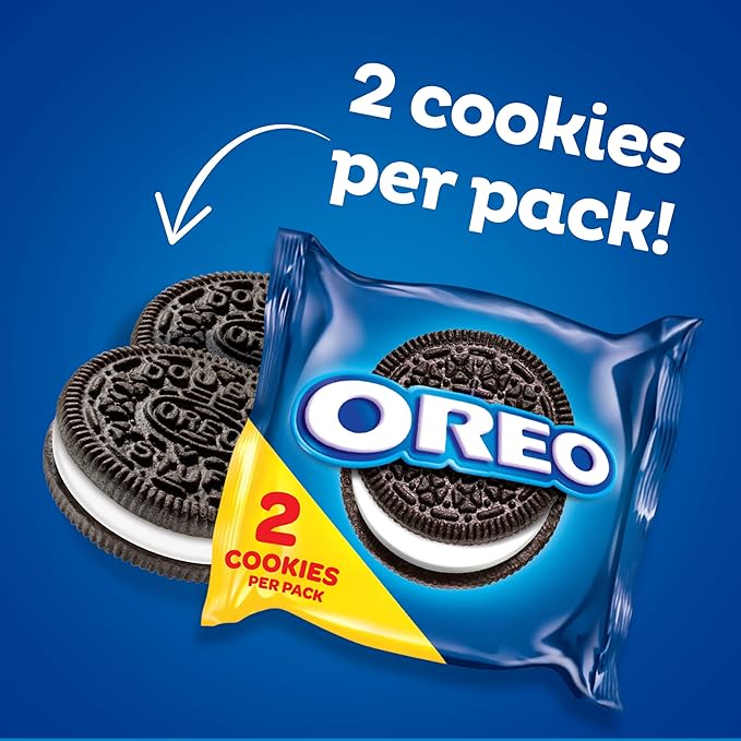 OREO Chocolate Sandwich Cookies, 20 Snack Packs (2 Cookies Per Pack)