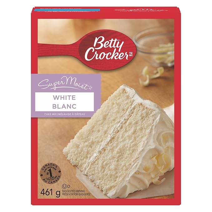 Betty Crocker, SuperMoist White Cake Mix, 461g/16.3oz.