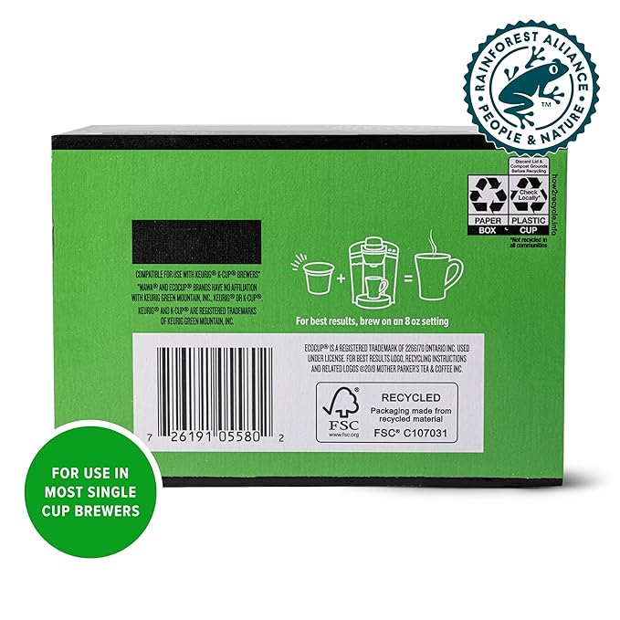 Wawa Mild Roast Single Cup Hazelnut Coffee Pods, 72 Pods, 6 Boxes, Lightly Roasted, Nutty Smooth Balanced Blend, Single Serve, 100% More Responsibly Sourced from Rainforest Alliance Certified Farms