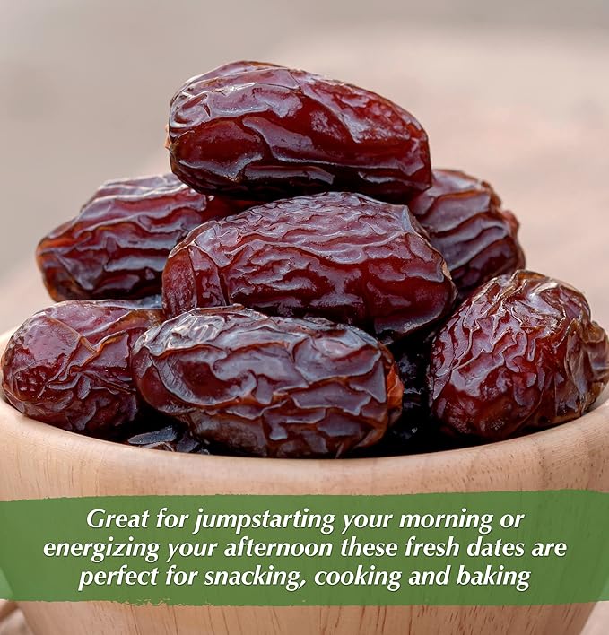 NUTS U.S. - Organic California Medjool Dates | No Added Sugar and No Preservatives | Sweet Juicy Flavor | (5 LBS)