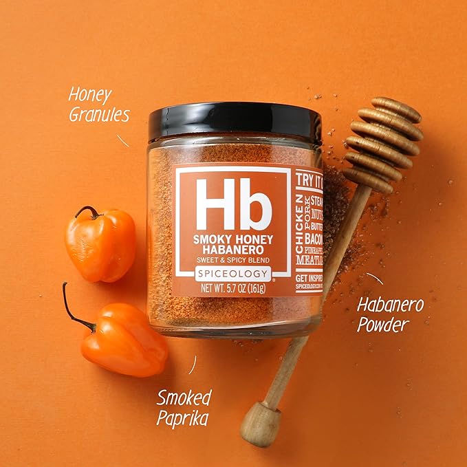 Spiceology ??Sweet Heat Bundle ??Smoky Honey Habanero & Maui Wowee ??BBQ Rub & Seasoning Set for Chicken, Pork, Beef, Steak, Seafood, & Veggies ??Sweet & Spicy Grill Essentials