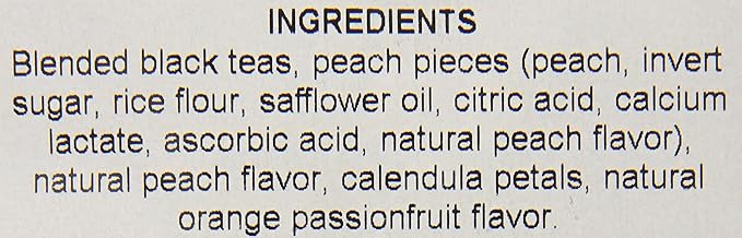Stash Tea Southern Peach Premium Loose Leaf Black Tea, 16 Ounce