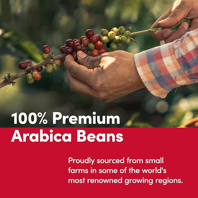 Tim Hortons Colombian, Medium-Dark Roast Ground Coffee, Perfectly Balanced, Always Smooth, Made with 100% Arabica Beans, 12 Ounce Bag