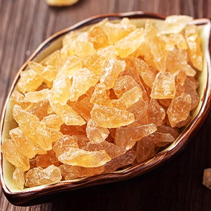 MOORCHOCO Yellow Rock Sugar for Pho, Medium-Sized (Medium sized particles 8.81oz)
