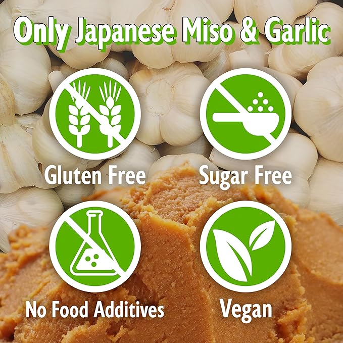 YAMASAN KYOTO UJI Japanese Dry Garlic Miso Seasoning, Freeze-Dried Miso Powder Mixed With Garlic Powder, Rich Aroma and Umami, No Additives, Vegan, Made in Japan 90g(3.17oz)