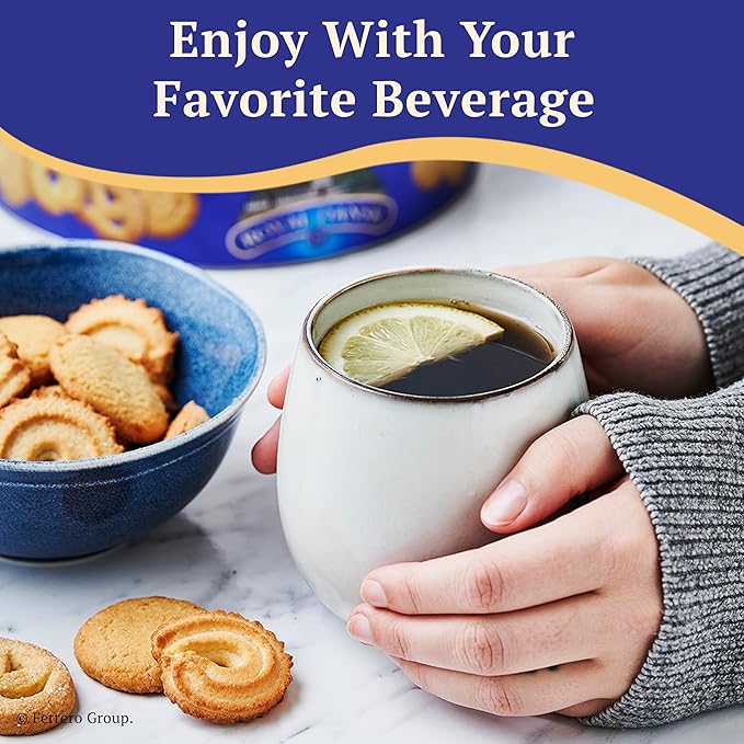 Royal Dansk Danish Butter Cookies, 48oz Exclusive Tin, Traditional Assortment, Made with Real Butter, Perfect for Sharing with Recyclable Tin