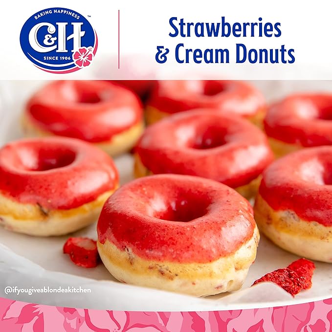 C&H® Granulated Sugar, 3.5 lb Easy-Baking Tub (Pack of 2) - Ideal for Family Baking, Desserts, and Everyday Sweetening - Includes Bonus Recipe Card