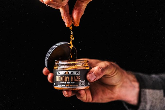 Spice Guru Hickory Haze BBQ Rub - Gifts for Men Who Cook, Gifts for Dad, Men Gifts, Dad Birthday Gift - Spices and Seasonings Sets - Steak Seasoning - Seasoning for Cooking and Grilling