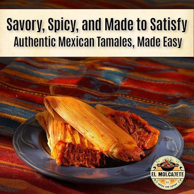 Corn Husks for Tamales 1 lb ??Premium Dried Hojas de Maiz, Natural and Authentic Mexican Husk Wrappers, Fresh and Flavorful by El Molcajete
