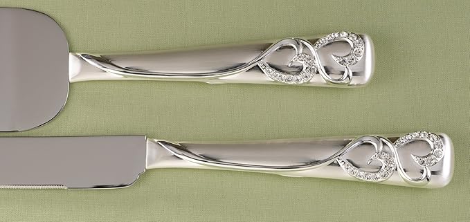 Sparking Love Cake Knife and Server Set, Standard