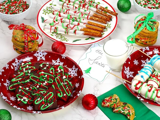 Christmas Tree Sprinkles - 1.7 Pounds - Bulk Red and Green Confetti Sprinkles - Holiday Sprinkles for Cookie Decorating - Christmas Jimmies for Gingerbread Cookies, Baking, Cupcakes