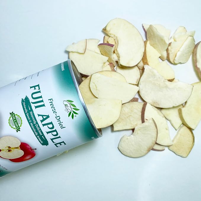 CHAVI Freeze-Dried Apple | Healthy Superfood | No Added Sugars or Preservatives | Non-GMO, Vegan, Gluten-Free | Long Shelf Life | 2 oz Can