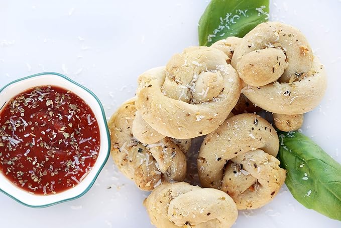 Mom's Place Gluten-Free Garlic Knot Mix with Garlic Butter Sauce, Nut-Free, Dairy-Free & Soy-Free, 12.7 oz.