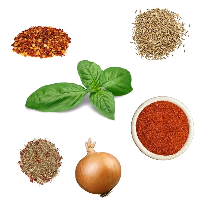 iSpice Starter Spice Set- Seasonings for Cooking, Spices and Seasonings Sets, Spices Variety Pack, Cooking Gifts for Men Home Basic Spice Set | Chef Naturelle (Pack of 12)??,<div>