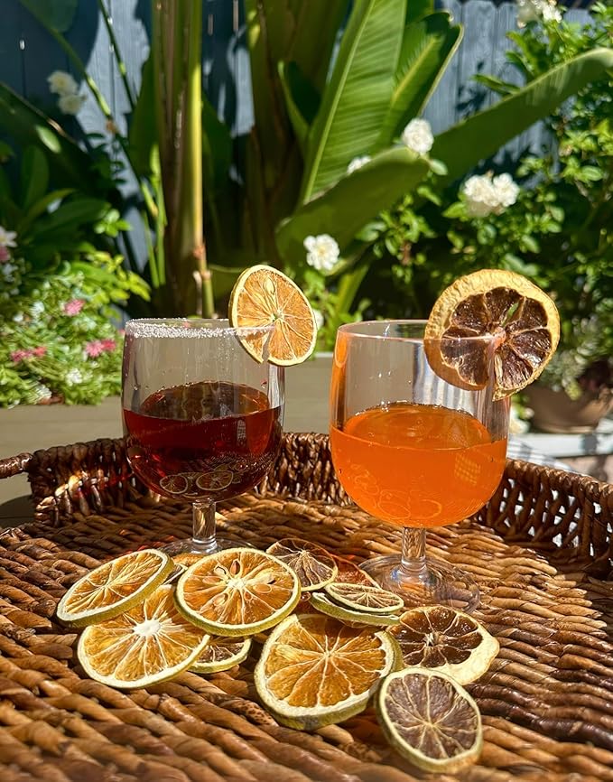 Utama Dehydrated Citrus - 50+ Piece Dried Lemon/Lime/Orange/Grapefruit - Cocktail/Food Garnishing - Citrus Potpourri - Mixed Dried Fruit Box