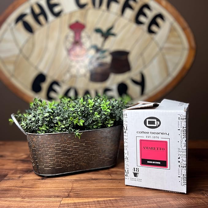 Amaretto Coffee Pods by Coffee Beanery | 96ct Bulk Medium Roast Arbica Coffee
