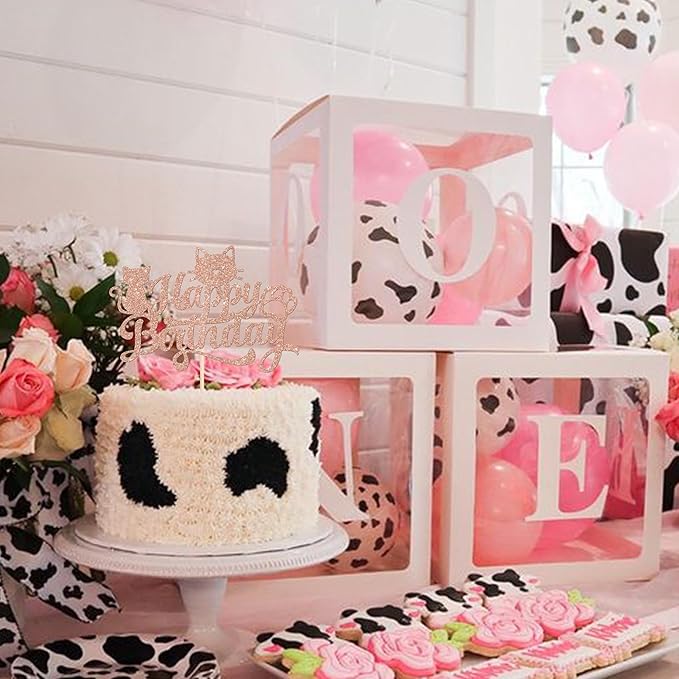 1 Pack Cat Happy Birthday Cake Topper Glitter Black Lovely Cat Cupcake Food Picks Cat Lover Kitten Pet Theme Baby Shower Kids Birthday Wedding Party Cake Decoration Supplies Rose Gold