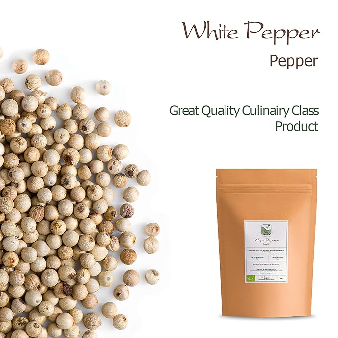 White Peppercorns Whole Pepper - White Peppercorn Spice - White Peppercorns For Grinder Whole White Pepper Peppercorns White Peppercorn Whole White Peppercorns Grinder Whole Spice Pepper White