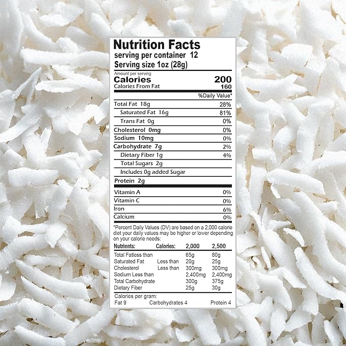 Golden Premium Quality Coconut Macaroons Slices - 12 oz (340 g) | Natural Super Fruit Perfect for Baking, Cooking & Smoothies | No Additives or Sugar Added in A Resealable Pouch Nutritious Snack