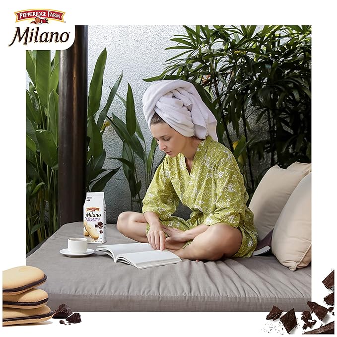 Pepperidge Farm Milano Double Dark Chocolate Cookies, 7.5 OZ Bag (15 Cookies)