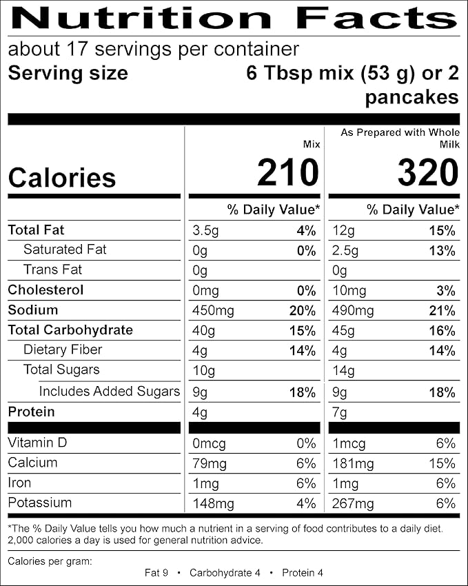 Premium Gold Gluten Free Pancake and Waffle Mix | 2lb