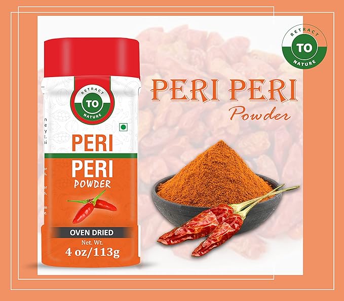 Peri Peri Powder (Birds Eye Chili) ??4 oz/113 gm, 100% Pure, Oven Dried, Spicy Chili Powder