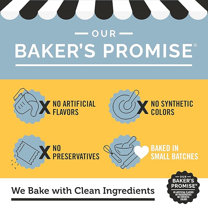 Dewey's Bakery Meyer Lemon & Key Lime Moravian Style Thin Cookies Variety Pack, Bakery Fresh with Real Simple Ingredients, Low Calorie Snack, No Artificial Flavors or Synthetic Colors, 9oz (Pack of 2)