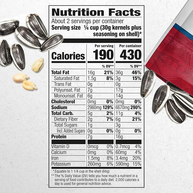 DAVID Roasted and Salted Spicy Queso Jumbo Sunflower Seeds, Keto Friendly, 5.25 oz, 12 Pack