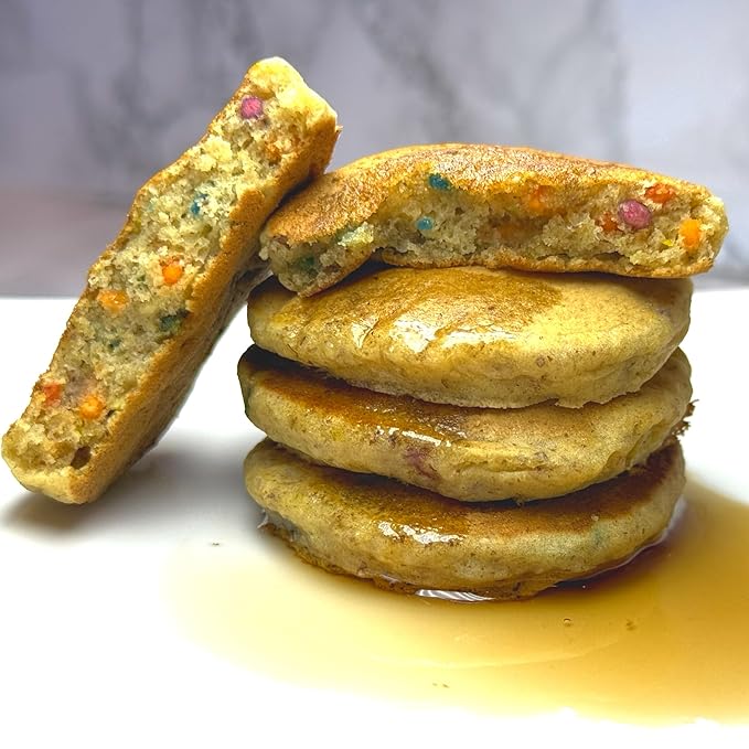 Hidden Foods Sprinkle Pancake & Muffin Mix, Made With Natural Oats, Flaxseed, Fruits & Vegetables | No Added Sugars, Healthy Blend of Protein & Fiber | Breakfast Meal, Just Add Water - 12 Oz - 2 Pack