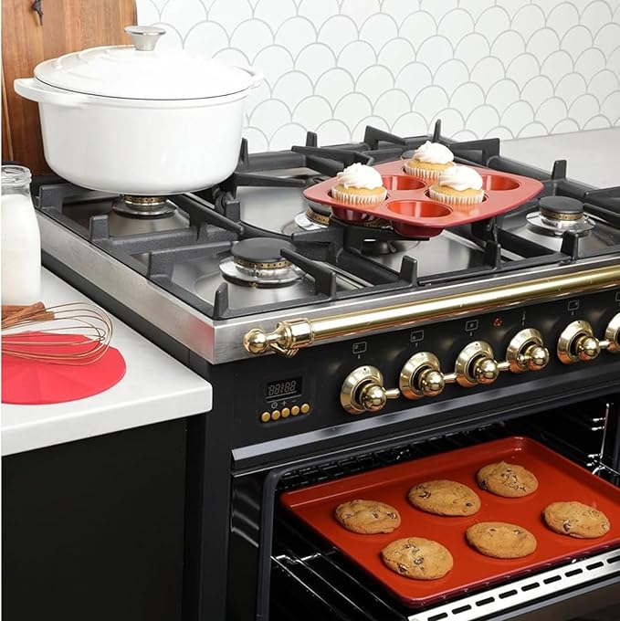 Larder & Vine 24 Piece Set (Cabernet) | Bakeware Set, Utensil Set, and Trivets