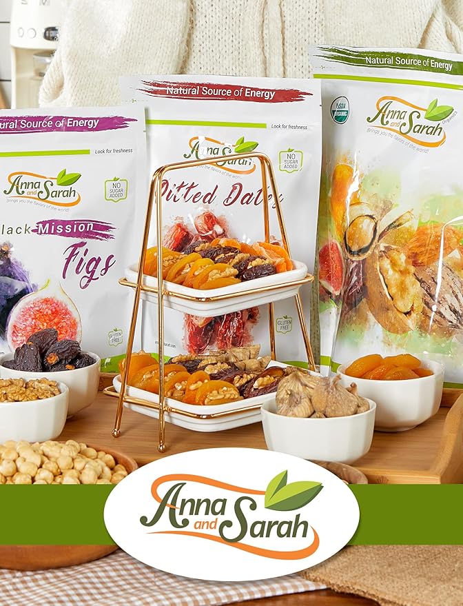 Anna and Sarah Crunchy Corn- Roasted and Salted Corn Nuts-Natural Cravings - Original Toasted Corn Kernels Crunchy Snack in Reuseable Jar, 14 oz