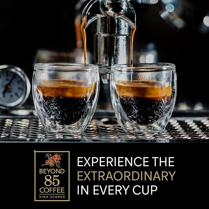 Beyond 85 Coffee High Scored Colombian Decaffeinated Coffee ??340g Whole Bean Decaf ??Smooth & Bold Flavor ??Best Whole Bean for Any Brew, Richly Floral & Chocolate Notes