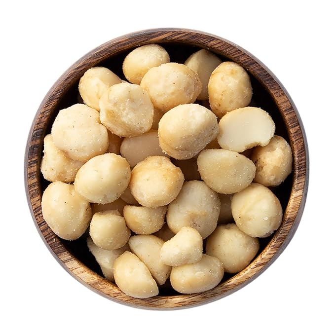 Island Harvest Organic Macadamia Nuts with Sea Salt - 100% Hawaiian Keto Friendly Nuts, All-Natural Non-GMO Macadamia Nuts Salted, Gluten-Free Dry Roasted Whole and Half Nuts; 20 Ounce (Pack of 1)