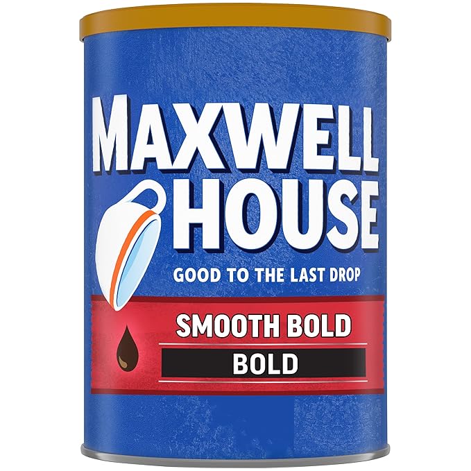 Maxwell House Smooth Bold Dark Roast Ground Coffee (11.5 oz Canister)