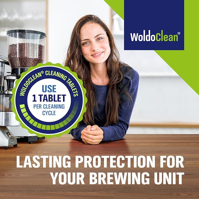 2-Phase Cleaning Tablets for Espresso Machines 25 Tablets - compatible with Breville, Jura, Bosch, Philips, Casabrews, KitchenAid, De'Longhi, Ninja