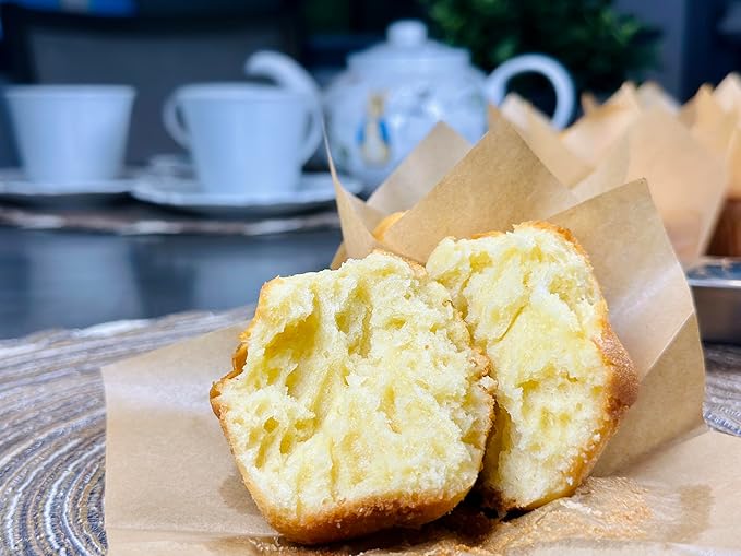 Molibake Vanilla Muffin Mix - Pack of 1 ??Premium Vanilla Muffin Baking Mix for Home Oven and Muffins Maker ??14 oz ??All-Natural Easy-to-Use Mix for Fluffy, Bakery-Style Homemade Muffins